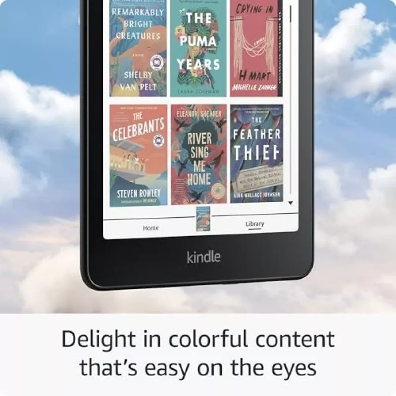Elektroninių knygų skaitytuvas Amazon Kindle Colorsoft Signature Edition 7 colių 32 GB Wi‑Fi Belaidis įkrovimas, IPX8 atsparus vandeniui, juodas
