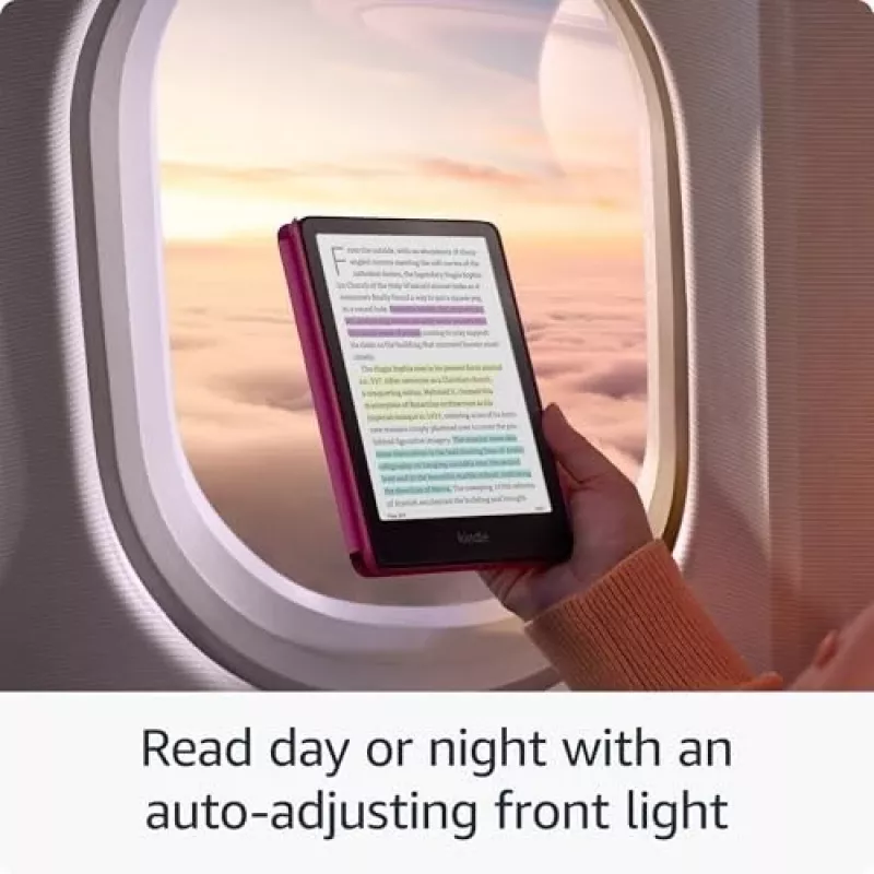 Elektroninių knygų skaitytuvas Amazon Kindle Colorsoft Signature Edition 7 colių 32 GB Wi‑Fi Belaidis įkrovimas, IPX8 atsparus vandeniui, juodas