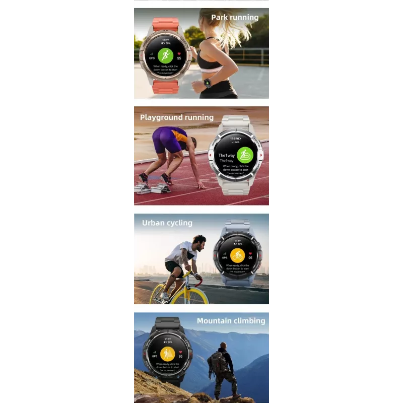 Išmanusis laikrodis Mibro GS Active (pilka)