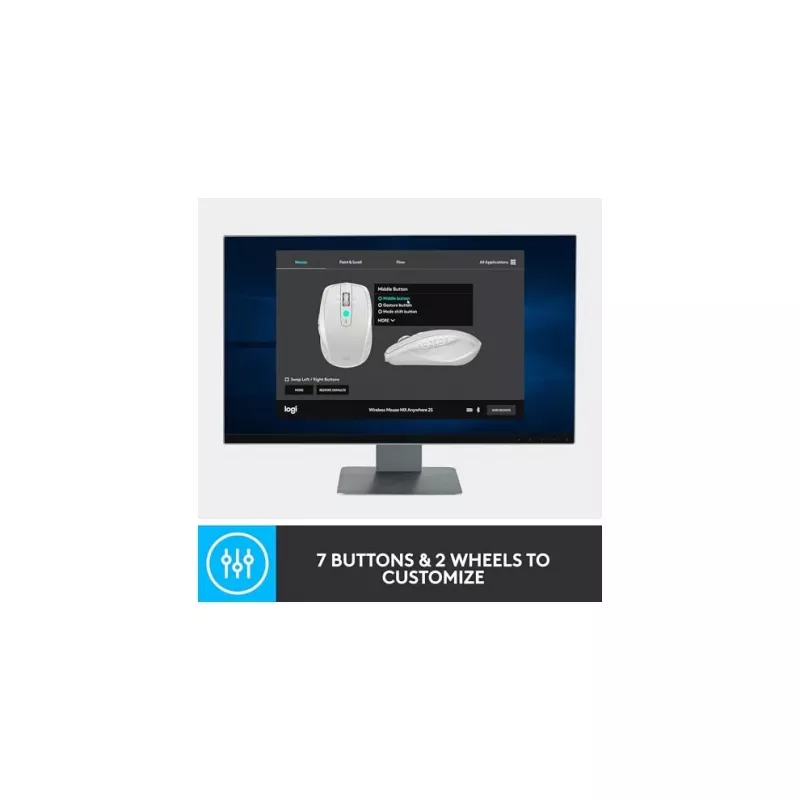MX Anywhere 2S Wireless pelė/Graphite - BT - N/A