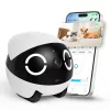 Robotas Jūsų Augintiniui Stebėti Enabot Rola Mini — Wi‑Fi, 5000 mAh baterija, 3 MP, 137° regėjimo laukas, Balta/Juoda