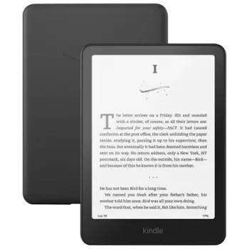 E. skaitytuvas Amazon Kindle Paperwhite (12th Gen 2024) — 7 col. ekranas, 16 GB, juoda, Wi‑Fi, Bluetooth, USB‑C