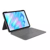 Klaviatūros dėklas Logitech Combo Touch QWERTY danų suomių norvegų švedų Smart Connector pilkas