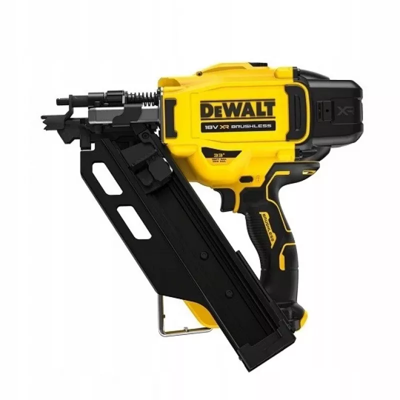 Vininis pistoletas DeWALT DCN930N-XJ 18V bevielis su kampine dėtuve, 2,8 mm, 5–90 mm kabės, 55 talpa