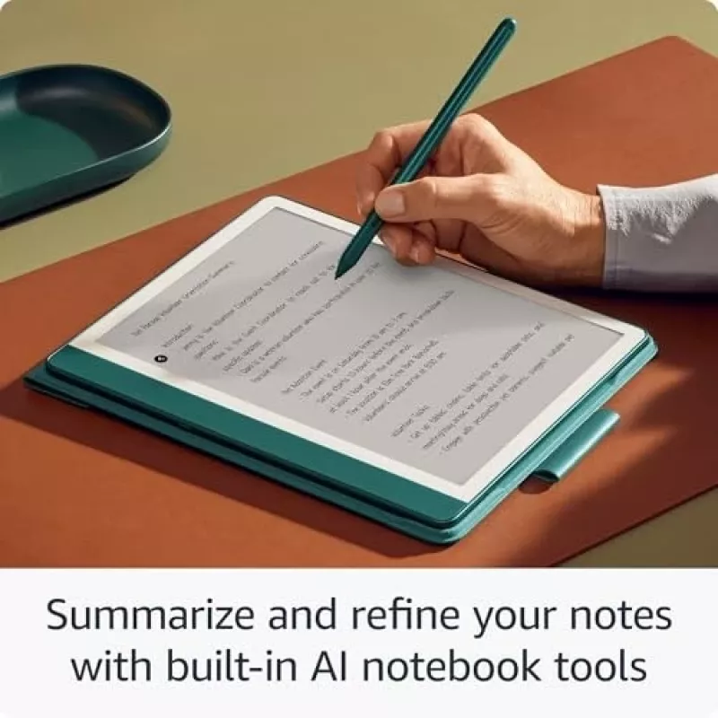 Ebook New Kindle Scribe - 2024 leidimas 10,2 colių neatspindintis ekranas 64 GB Wi-Fi (be užrakinimo ekrano skelbimų) su Premium Pen Tungsten