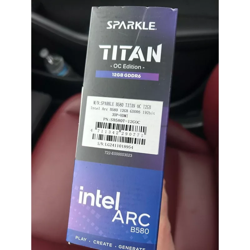 Vaizdo plokštė „Intel Arc B580“ 12 GB GDDR6