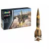 Plastikinis modelio rinkinys REVELL A4/V2 raketa, mastelis 1:72, demonstracinio modelio dalys