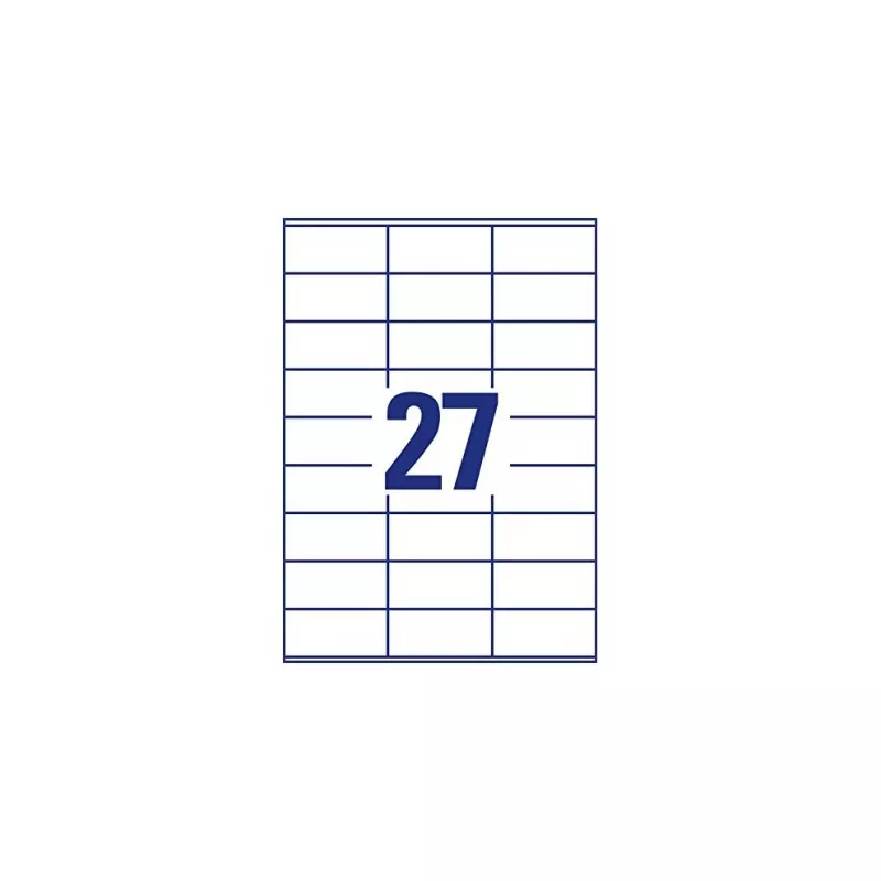 Avery-Zweckform 3479 etiketės baltos popierinės 70x32mm nuolatinis lipnus sluoksnis