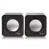 2 krypčių PC garsiakalbis Audiocore AC870 B — 3 W RMS, laidinis USB maitinimas, 3,5 mm įvestis, 2.0 kanalai