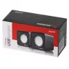 2 krypčių PC garsiakalbis Audiocore AC870 B — 3 W RMS, laidinis USB maitinimas, 3,5 mm įvestis, 2.0 kanalai