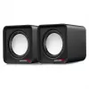 2 krypčių PC garsiakalbis Audiocore AC870 B — 3 W RMS, laidinis USB maitinimas, 3,5 mm įvestis, 2.0 kanalai