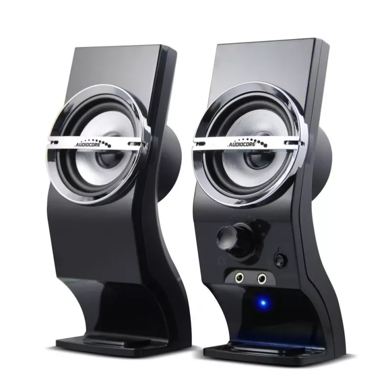 Audiocore AC805 stereofoninės kolonėlės 2.0 PC 6W juodos