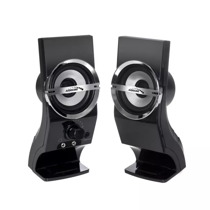 Audiocore AC805 stereofoninės kolonėlės 2.0 PC 6W juodos