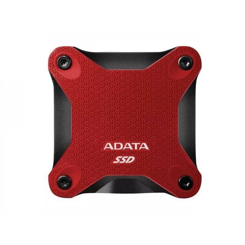 Išorinis SSD ADATA SD620 1 TB, nešiojamas USB 3.2 Gen 2 (Micro-USB B), skaitymo greitis 520 MB/s, rašymo greitis 460 MB/s, atsparus smūgiams, raudonas