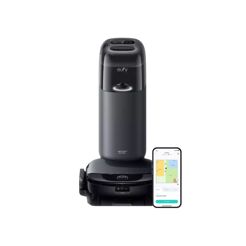 Anker Eufy | Robot dulkių siurblys su viskas viename stotele | Omni S1 | Šlapias ir sausas valymas | Veikimo laikas (maks.) 216 min | 4600 mAh | 8000 Pa | Pilka