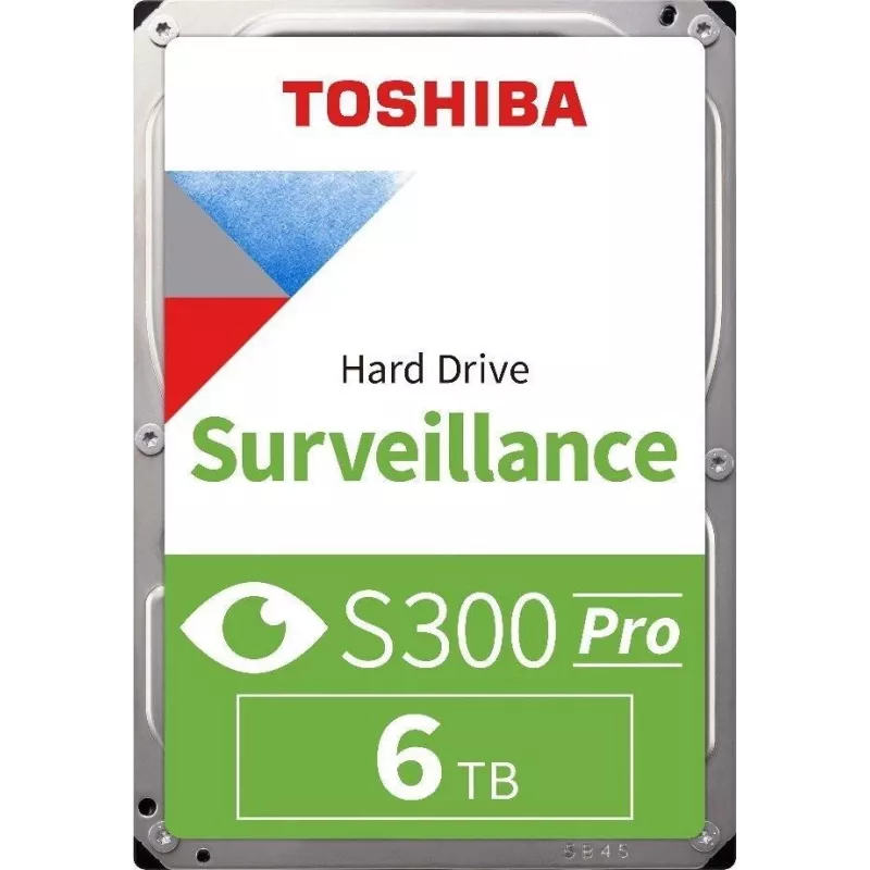 Toshiba S300 Pro Surveillance vidinis kietasis diskas 6 TB 7200 RPM 512 MB 3.5 Serial ATA III