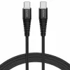 Savio CL-160 USB laidas 2 m USB 2.0 USB C - USB C juodas