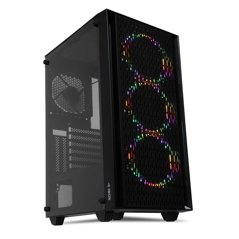 iBox CETUS 903 Midi Tower Juoda