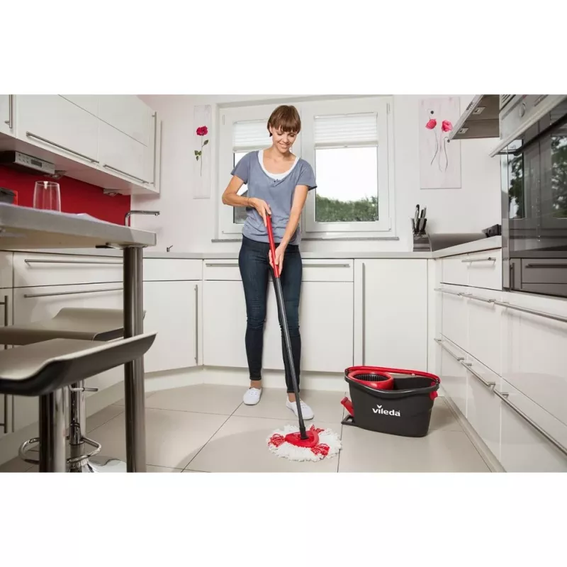 Mop galvutė Vileda Turbo 2in1 raudona balta