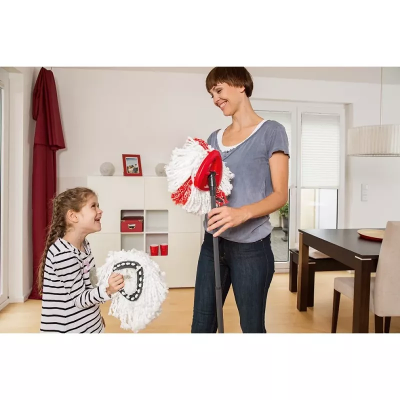 Mop galvutė Vileda Turbo 2in1 raudona balta
