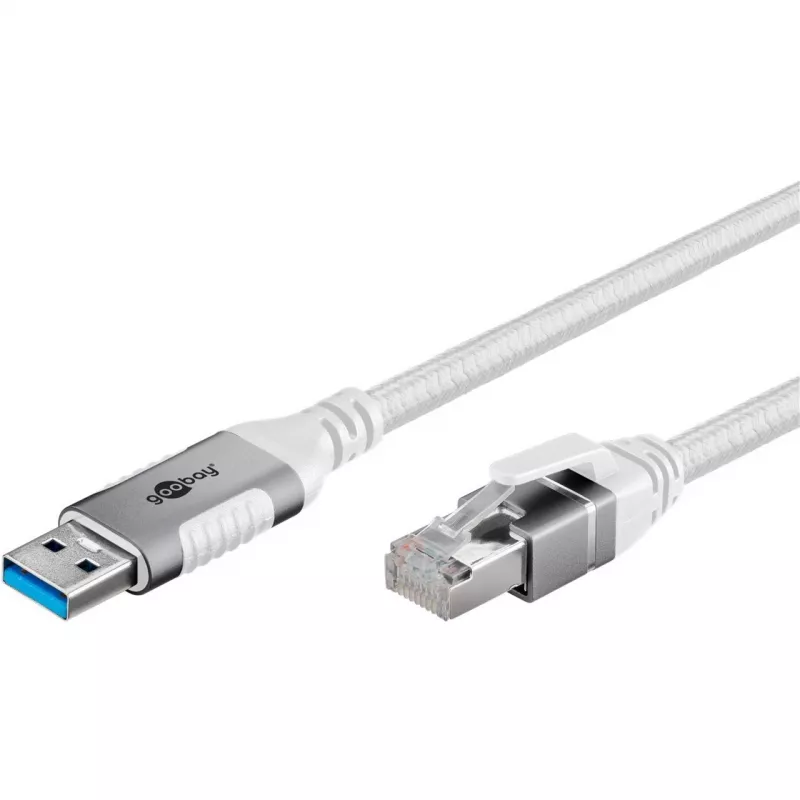 Goobay 74160 - Tinklo adapterio kabelis USB 3.0 Type A Gigabit Ethernet 3 m - Tinklo plokštė - 1.000 Mbps (74160)