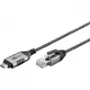 Goobay eterneto kabelis USB-C 3.1 į RJ45 plonas 5 m - jungia maršrutizatorių, modemą arba (74405)