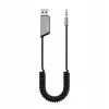 Savio TR-16 siųstuvas AUX adapteris su laisvų rankų funkcija, Bluetooth 5.3, Google Assistant/Siri