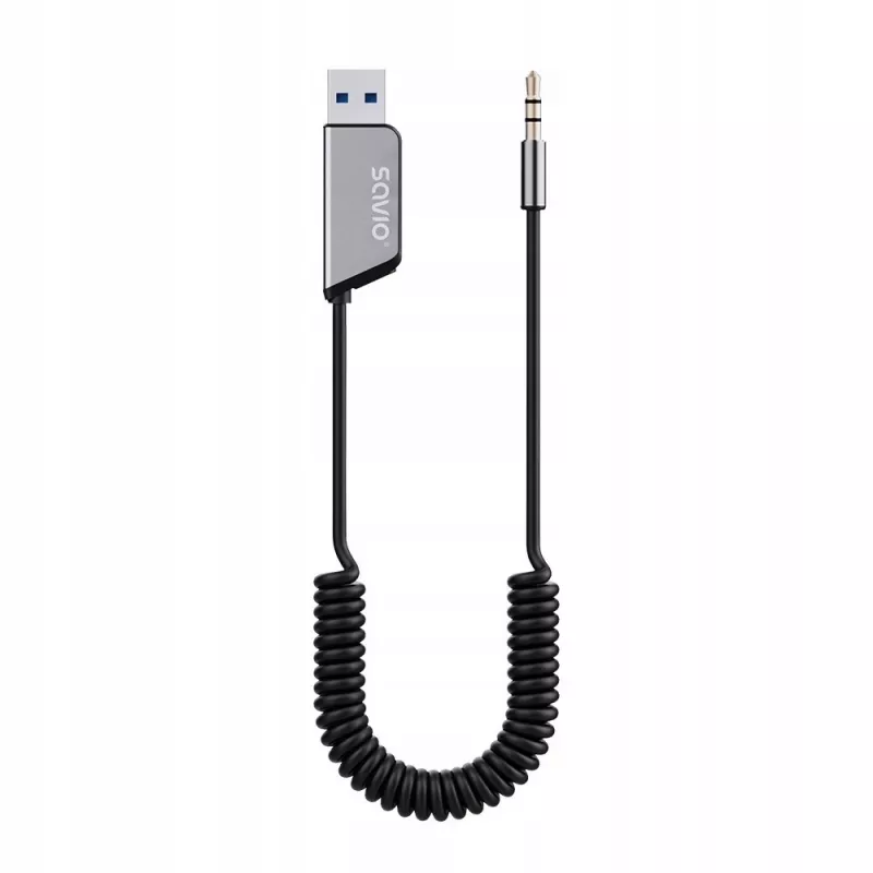 Savio TR-16 siųstuvas AUX adapteris su laisvų rankų funkcija, Bluetooth 5.3, Google Assistant/Siri