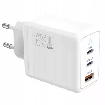 Kroviklis TB AZTBXUL3USB65WW — 65W USB-C Power Delivery su 2 prievadais (1x USB-C, 1x USB-A)
