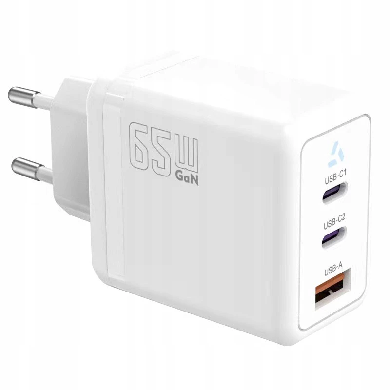 Kroviklis TB AZTBXUL3USB65WW — 65W USB-C Power Delivery su 2 prievadais (1x USB-C, 1x USB-A)