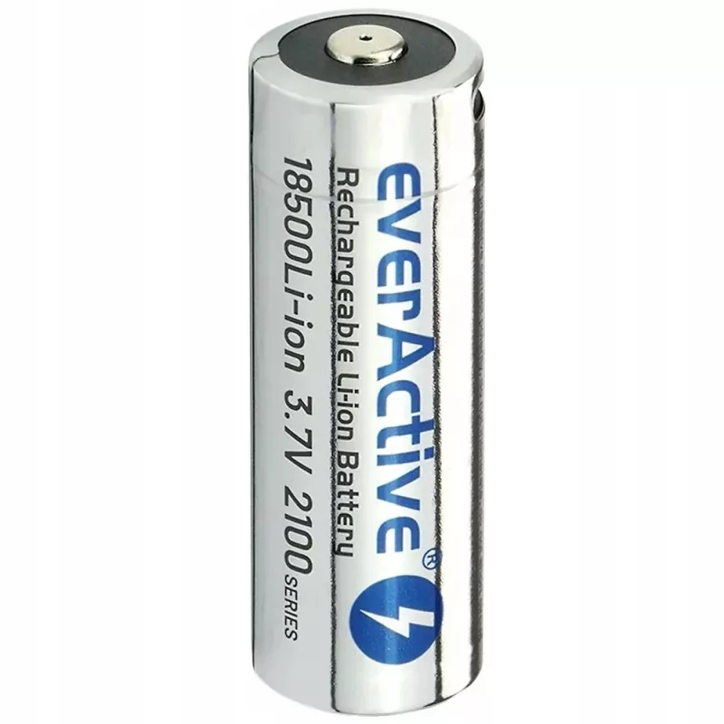 Baterijos elementas 18500 3,7V Li-ion 2100mAh su USB-C