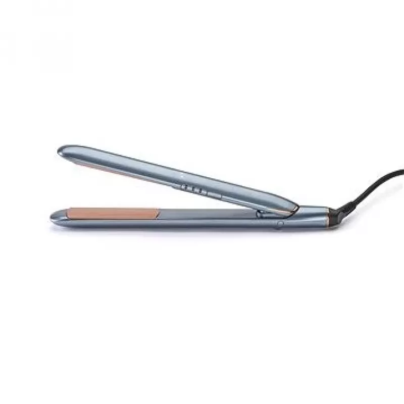 Tiesintuvas plaukams BABYLISS ST484E — Keraminės plokštelės, Warm technologija, 230V, 3,3 m laidas, juodas/auksinis