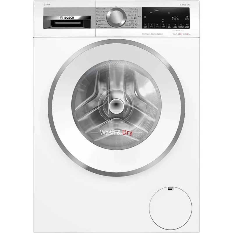 Bosch WNG254A9BY skalbimo-džiovinimo mašina 10,5 kg / 6 kg 1400 aps./min balta