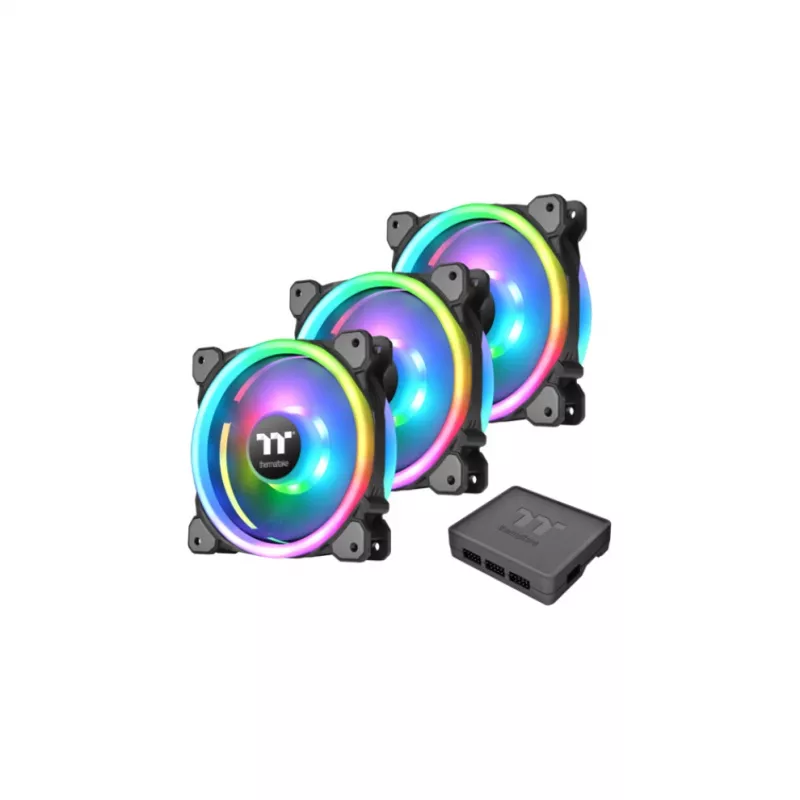 Thermaltake Ring Trio 14 ARGB 140 mm korpuso ventiliatoriai – 3 vnt. rinkinys