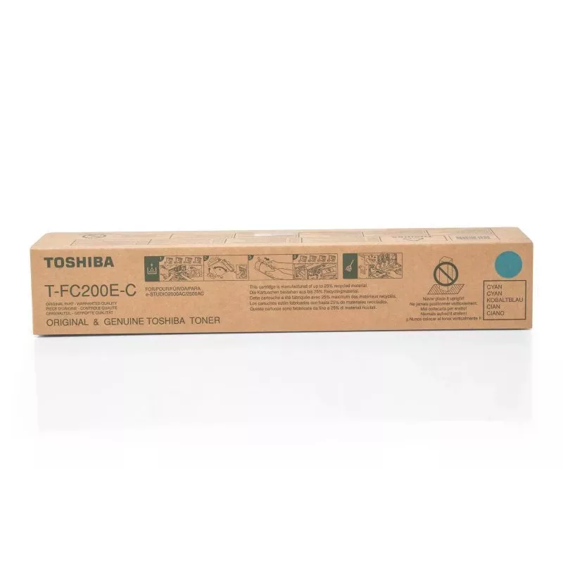 Toshiba 6AJ00000259/T-FC200EC Tonerio rinkinys žydras. 33,6 tūkst. puslapių, skirtas Toshiba