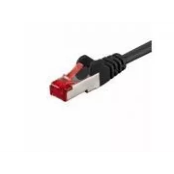 Wentronic Goobay CAT 6 jungiamasis laidas, S/FTP (PiMF), juodas, 5 m - LSZH be halogenų, varis (68700)
