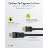 64836 DisplayPort 1.2 į HDMI adapterio kabelis 1.4 4K @ 30Hz / Itin didelės spartos HDMI kabelis / Paauksuota jungtis nepriekaištingam signalo perdavimui / Nešiojamam kompiuteriui