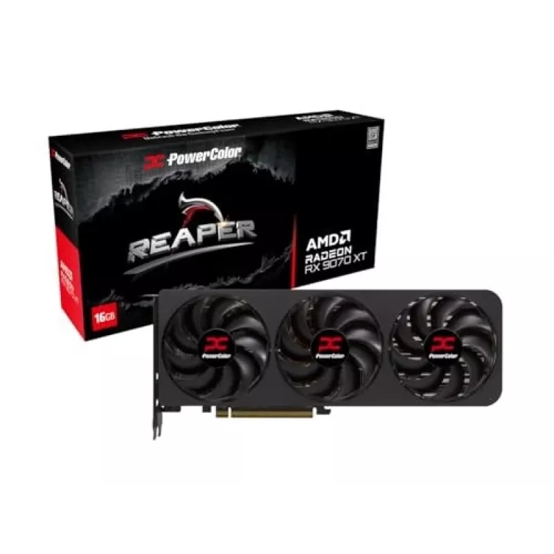 Vaizdo plokštė GaliaSpalva Radeon RX 9070 XT 16 GB GDDR6, PCIe x16 5.0, 256-bit, 289 mm, 3 ventiliatorių
