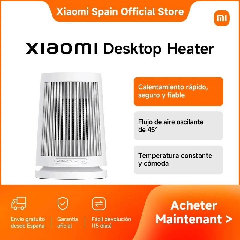 Ventiliatorinis elektrinis patalpų šildytuvas Xiaomi Desktop Heater BHR8940EU