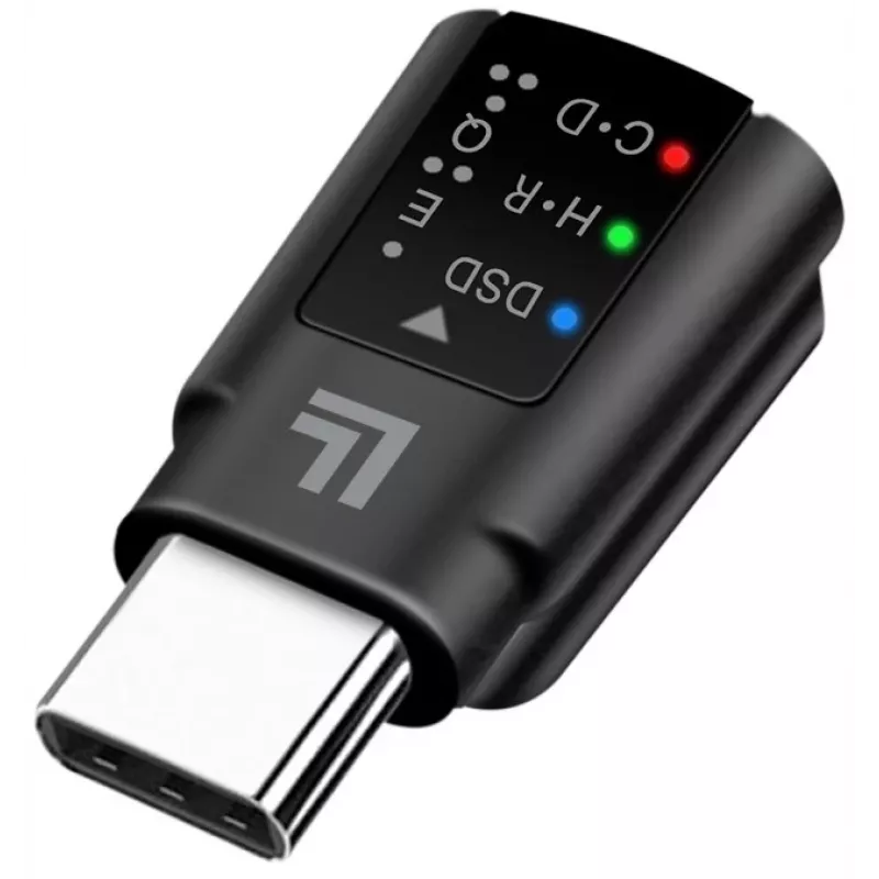 LogiLink USB-C DAC garso adapteris. USB-C/M į 3,5 mm/F. Juoda