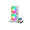 Skysčio CPU aušintuvas Cooler Master MasterLiquid 240 Core II Balta — 240 mm, 2x 120 mm ventiliatoriai (650–1750 RPM), įvorinis guolis