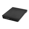 Išorinis DVD‑RW įrenginys QOLTEC 51857 — USB 3.0, SATA sąsaja, DVD±R 8x, DVD±RW 4x, DVD‑RAM 5x, CD 24x, juodas