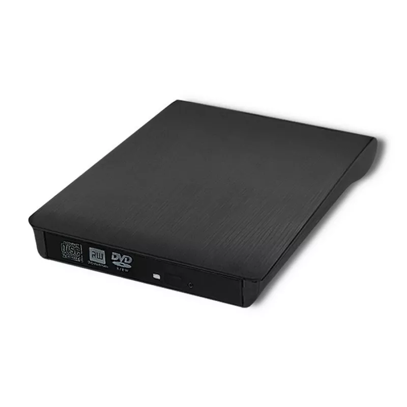 Išorinis DVD‑RW įrenginys QOLTEC 51857 — USB 3.0, SATA sąsaja, DVD±R 8x, DVD±RW 4x, DVD‑RAM 5x, CD 24x, juodas