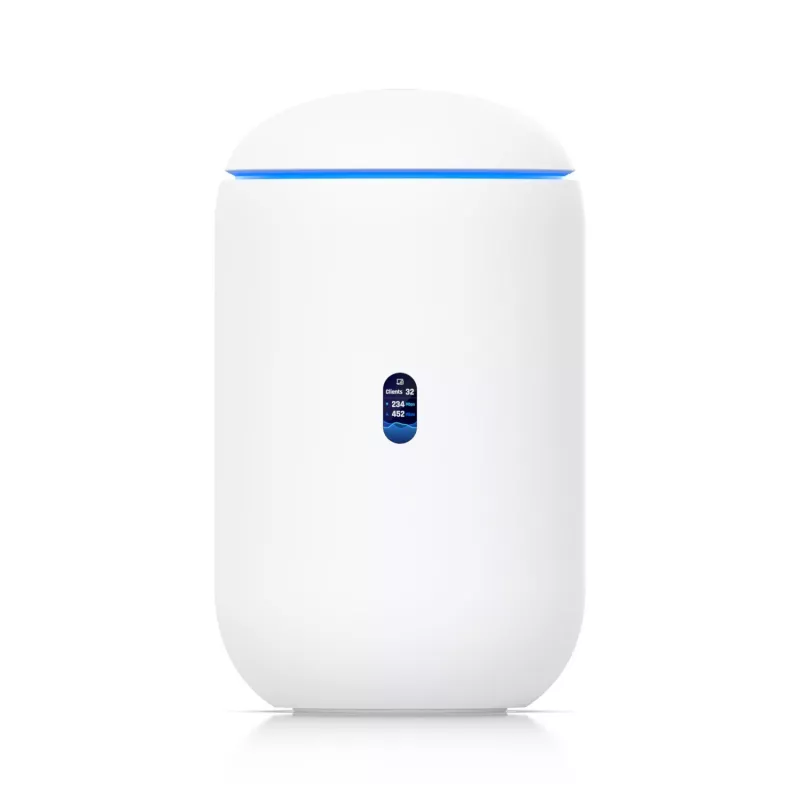 Ubiquiti Dream 7 belaidis maršrutizatorius 2.5 Gigabit Ethernet Tri-band (2.4 GHz / 5 GHz / 6 GHz) Baltas