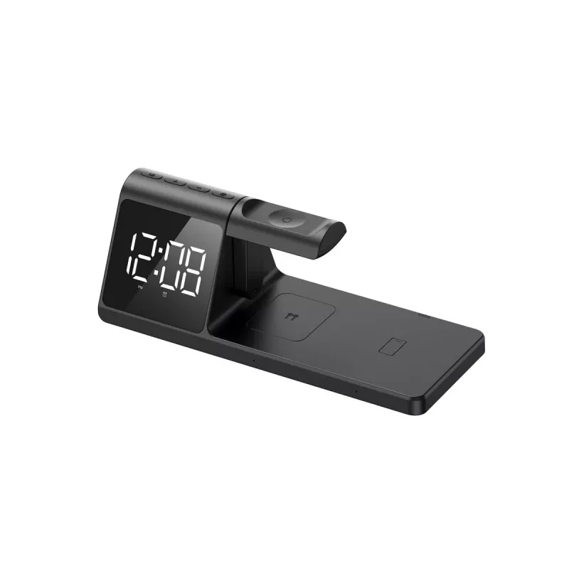 Havit W3042 - 3 viename belaidžio įkrovimo stotelė, juoda