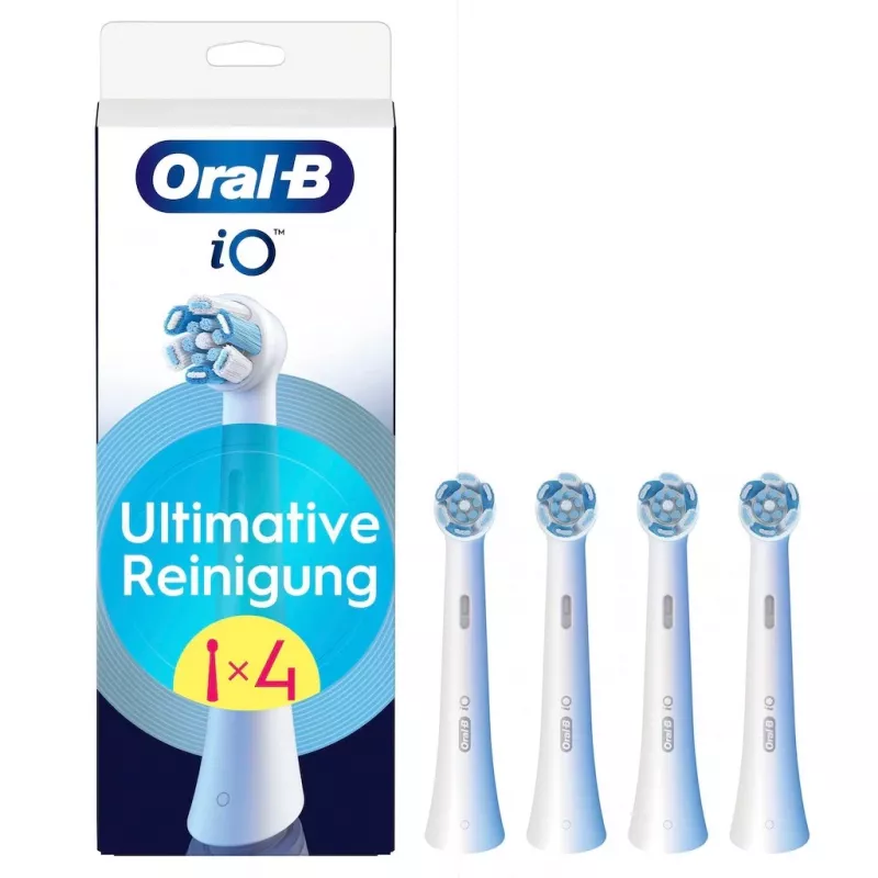 Oral-B 195027 toothbrush head 4 vnt. Balta