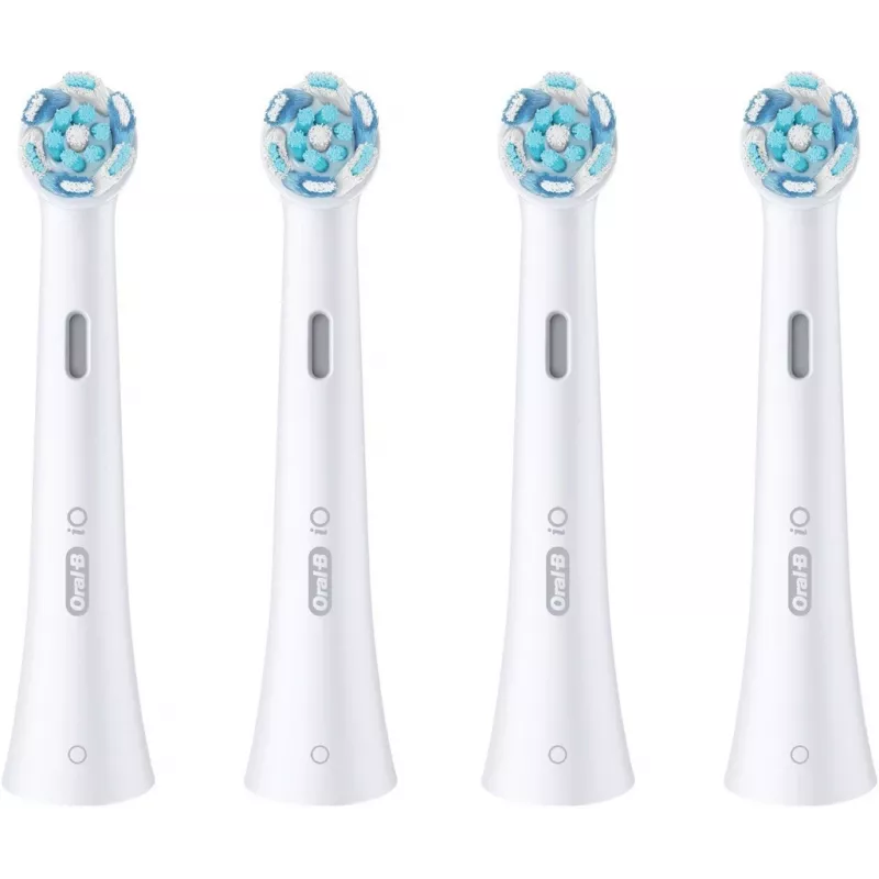 Oral-B 195027 toothbrush head 4 vnt. Balta
