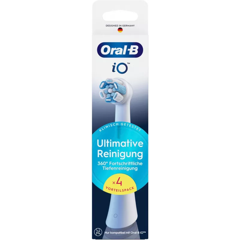 Oral-B 195027 toothbrush head 4 vnt. Balta