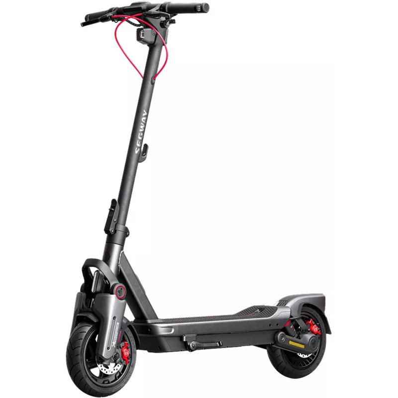 Klasikinis paspirtukas Segway Ninebot MAX G3 D juoda pilka raudona