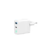 Gembird TA-UC-PDQC65L-W-01 mobiliojo įrenginio įkroviklis Universal White AC Greitas įkrovimas Vidaus